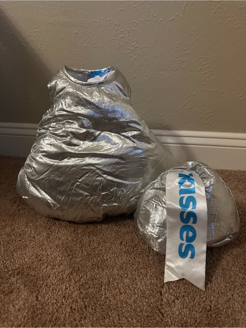 KISSES Silver Foil Kids Costume - Hershey's